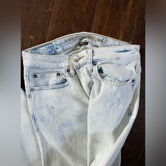 Like New American Eagle outfitters men’s skinny jeans stonewash look 29 x 32 - Picture 8 of 11